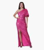 Girl’s Fuchsia Party Dress - Image 3