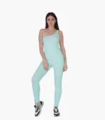 Women’s Sleeveless Sports Bodycon Bodysuit Outfit - Image 2