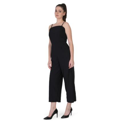 Women's Square Neck Wide-Leg Jumpsuit