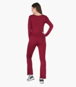 Stylish Square Neck Full Jumpsuit - Image 5