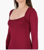 Stylish Square Neck Full Jumpsuit - Image 6