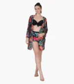 Multi-Colour Floral Cover Up Swimwear for Women - Image 2