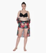 Multi-Colour Floral Cover Up Swimwear for Women - Image 5