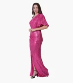 Girl’s Fuchsia Party Dress - Image 5
