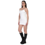 Women's Solid Color Sleeveless Party Dress - Image 6