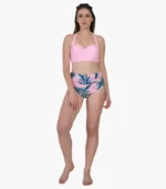 Girl’s Floral Print Bra Party Set - Image 2