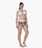 Bikini set with push-up top and printed desig - Image 2