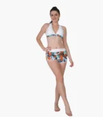 Bikini set with push-up top and printed desig - Image 4