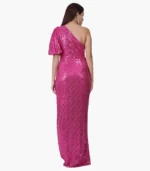 Girl’s Fuchsia Party Dress - Image 6