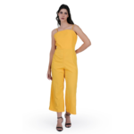 Women's Square Neck Wide-Leg Jumpsuit - Image 4