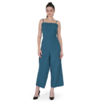 Women's Square Neck Wide-Leg Jumpsuit - Image 3