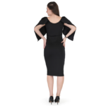 Premium Women's Ruffle Sleeve Bodycon Dress - Image 8