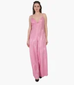 Girl’s Party Wear Jumpsuit Pink - Image 2