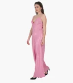 Girl’s Party Wear Jumpsuit Pink - Image 3