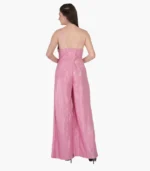 Girl’s Party Wear Jumpsuit Pink - Image 6