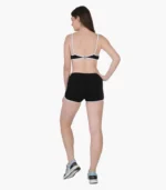 Girl’s Solid black Shorts & Bra set - Image 6