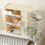 Plastic Multi-Compartment Desk Organizer - Image 3