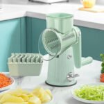 Multi-Function Vegetable Cutter Hand Roller Kitchen Artifact Convenient PP Plastic Wholesale Potato Shred Slicing Machine