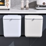 Wall Mounted Kitchen Garbage Bin with Dual Storage Design