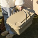 Foldable Camping Storage Box with Serving Tray - Image 2