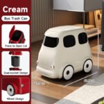 Cute Retro Van Trash Can with Lid - Image 6