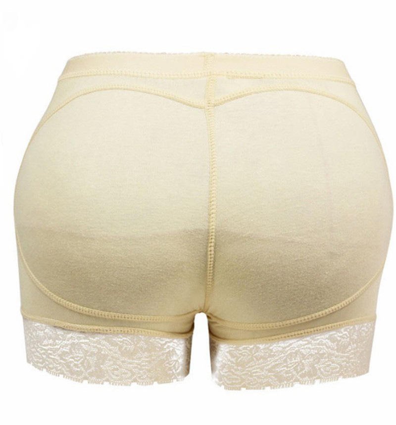 H21654593467b46e58c688ffdaa66603fj Women's Padded Hip Enhancer Panty – Lace Butt Lifting Shapewear - Image 1