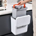 Wall Mounted Kitchen Garbage Bin with Dual Storage Design - Image 5