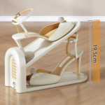 12 Pcs Foldable Shoe Rack with Adjustable Shoe Slots - Image 4
