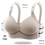 Women's Plus Size Wire-Free Push-Up Bra - Image 2