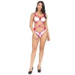 Sexy Design Black Mature Mini One Piece Jumpsuit Bodystocking - Image 4