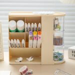 Plastic Multi-Compartment Desk Organizer - Image 5