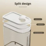 Easy Access to Rice Kitchen Rice Dispenser Translucent Visible Kitchen Cereal Dispenser Moisture-proof Rice Dispenser - Image 4
