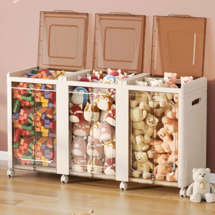 Multipurpose Toy & Clothes Storage Cabinet