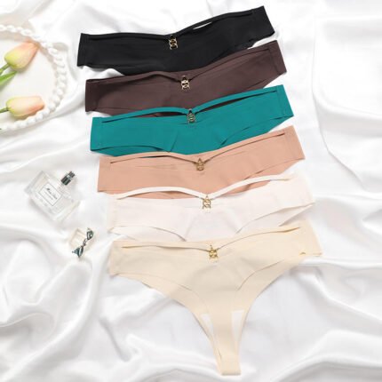 Premium Women's Low-Rise O-Ring Thong Panty