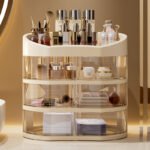 Transparent Makeup Storage Rack