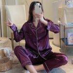 Women's Satin 2-Piece Nightwear Set