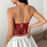 Women's Elegant Lace Corset Top - Image 7