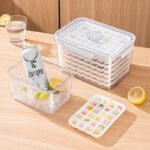 24/48 Grid Ice Cube Tray with Lid