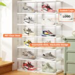 Foldable Stackable Shoe Storage Cabinet - Image 4
