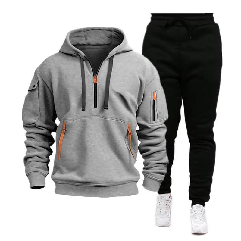 H774355de2ee748408e5b4f34b8f4f18bt Men's Waterproof Soccer Tracksuit - Image 1