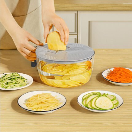 Premium 2-in-1 Vegetable Slicer & Colander