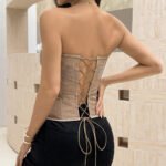 Women's Floral Embroidered Bustier Top - Image 7