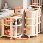 Multipurpose Drawer Storage Trolley with Wheels (2/3/4/5 Tier) - Image 5
