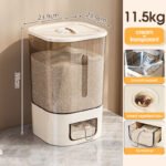 Large Capacity Rice Dispenser Bin - Image 5