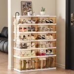 Premium Magnetic Transparent Shoe Storage Cabinet - Image 4
