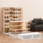 Premium Magnetic Transparent Shoe Storage Cabinet - Image 5