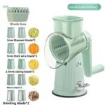 Multi-Function Vegetable Cutter Hand Roller Kitchen Artifact Convenient PP Plastic Wholesale Potato Shred Slicing Machine - Image 2