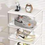 Foldable Stackable Shoe Storage Cabinet - Image 2