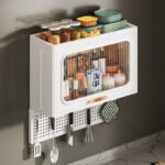 Organizer Wall-mounted Kitchen Organizers Kitchen Wall Storage With PP Hanging Board