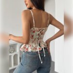 Premium Floral Corset Cami Top - Image 6